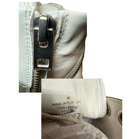 Zadig & Voltaire ZV1747 High Flash High-Top Sneakers Silver - Picture 10 of 16